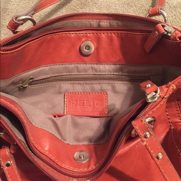 Rust/orange Relic handbag - Picture 2 of 4